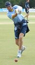 Michael Vaughan warms-up ahead of the third day's play - he batted at No. 7 and was out for 4, Sussex v Yorkshire, Arundel, June 23, 2006
