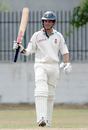 Jacques Rudolph celebrates his fifty, President's XI v South Africans, Colombo, July 24, 2006