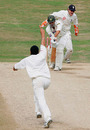 Younis Khan is bowled by Monty Panesar, England v Pakistan, 3rd Test, Headingley, August 8, 2006