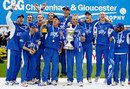 Chris Adams and Sussex celebrate winning the C&G Trophy, Lancashire v Sussex, C&G Trophy Final, Lord's, August 26, 2006