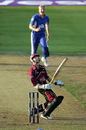 Lance Klusener top edges Luke Wright for four, Sussex v Northamptonshire, Pro40, Northampton, August 29, 2006