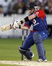 Ian Bell cuts during his unbeaten 86, England v Pakistan, 4th ODI, Trent Bridge, September 8, 2006