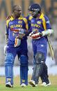 Sanath Jayasuriya and Mahela Jayawardene finish the formalities all to easily, Sri Lanka v West Indies, 6th qualifier, Brabourne Stadium, Mumbai, October 14, 2006 