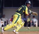Ricky Ponting works a quick single past gully, MCA President's XI v Australians, Mumbai, October 15, 2006