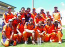 Netherlands celebrate winning the ICC Tri-Series, Bermuda v Netherlands, 6th match, ICC Tri-Series, Benoni, December 2, 2006