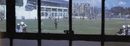 View from the dressing-rooms after the police lobbed tear-gas into the crowd  ... without checking which way the wind was blowing, West Indies v England, 2nd Test, Kingston, February 12, 1968
