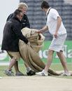 The rain comes down in Christchurch, New Zealand v Sri Lanka, 1st Test, Christchurch, 3rd day, December 9, 2006