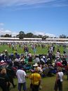 The sell-out crowd at the annual Lilac Hill festival match, Cricket Australia Chairman's XI v England XI, Lilac Hill, Perth, December 8, 2006