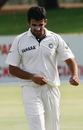 Zaheer Khan worked hard and the results came as the Indians beat Rest of South Africa, Tour Match, Potchefstroom, December 9, 2006