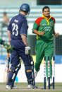 Dougie Brown falls to Mashrafe Mortaza for a second-ball duck, Bangladesh v Scotland, 1st ODI, Chittagong, December 15, 2006