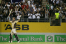 Chris Cairns acknowledges the crowd on his final appearance, New Zealand v West Indies, Twenty20, Auckland, February 16, 2006