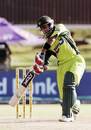 Shoaib Malik hits out during his late half century, South Africa v Pakistan, 1st ODI, Centurion Park, February 4, 2007