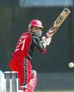 Canada's Abdool Samad cuts for four, Bermuda v Canada, World Cricket League, Nairobi, February 4, 2007  