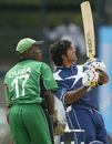 Scotland's Majid Haq hooks for six, Kenya v Scotland, World Cricket League, Nairobi, February 4, 2007