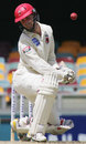 Jason Borgas sways out the way of a bouncer on his way to 38, Queensland v South Australia, Pura Cup, Brisbane, February 9, 2007