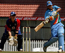 Karuna Jain pulls one to the fence, India v England, February 21, 2007