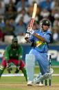 Sourav Ganguly drives during his hundred, Kenya v India, 2nd Super Six Match, Cape Town, March 7, 2003