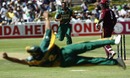 Jacques Kallis drops Brian Lara, South Africa v West Indies, 1st match, World Cup, Cape Town, February 9, 2003