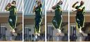 A photo montage of the four Pakistan fast bowlers - Azhar Mahmood, Umar Gul, Rao Iftikhar Anjum and Naved-ul-Hasan, Canada v Pakistan, World Cup warm-up, St Augustine, March 6, 2007