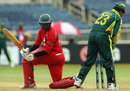 Elton Chigumbura is bowled by Shahid Afridi, Pakistan v Zimbabwe, Group D, World Cup, Kingston, March 21, 2007
