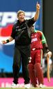 Jacob Oram appeals successfully for a caught-behind decision against Marlon Samuels, West Indies v New Zealand, Super Eights, Antigua, March 29, 2007