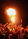 Bangladesh fans take to the streets, celebrating their team's victory against South Africa, Dhaka, April 7, 2007