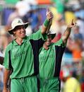 Trent Johnston does a victory lap after beating Bangladesh, Bangladesh v Ireland, Super Eights, Barbados, April 15, 2007