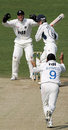 Mushtaq Ahmed removes Joe Denly for a brisk 63, Sussex v Kent, County Championship Division One, Hove, April 20, 2007