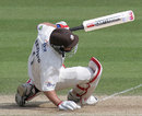James Benning takes evasive action, Surrey v Yorkshire, The Oval, April 21, 2007