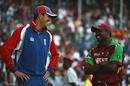 Kevin Pietersen wishes Brian Lara well, England v West Indies, Super Eights, Barbados, April 21, 2007