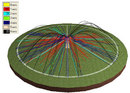 The run chart of Surrey's record one-day score of 496 for 4, Surrey v Gloucestershire, The Oval, April 29, 2007