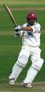 Justin Langer pulls during his 86, Northamptonshire v Somerset, County Championship, Division Two, Northampton, May 8, 2007