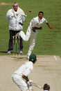 Adil Rashid sends down another legbreak, Yorkshire v Worcestershire, Headingley, May 12, 2007