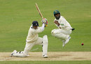 Down on one knee, Owais Shah hammers through the covers, Nottinghamshire v Middlesex, Trent Bridge, May 12, 2007