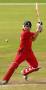 Andrew Flintoff cuts behind square during his 26, Friends Provident Trophy, Old Trafford, May 20, 2007