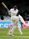 Chris Gayle swings one around the corner, England v West Indies, 1st Test, Lord's, May 21, 2007