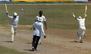 Wayne Larkins and Alec Stewart celebrate victory at Kingston, West Indies v England, 1st Test, Jamaica, March 1, 1990