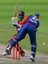 Denesh Ramdin scoops the ball past Paul Nixon, England Lions v West Indians, New Road, June 21, 2007