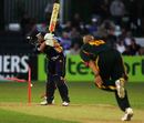 Garnett Kruger blows James Pipe's stumps away, Derbyshire v Leicestershire, Twenty20 Cup, North Division, Derby, June 29, 2007