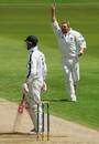 Darren Maddy removes John Crawley for 10, Hampshire v Warwickshire, County Championship, The Rose Bowl, July 11, 2007