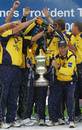 Dale Benkenstein leads Durham's celebrations, Durham v Hampshire, Friends Provident Trophy final, Lord's, August 19, 2007