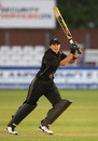 Sara McGlashan drives during her match-winning 97, England v New Zealand, 3rd Women's ODI, Derby, August 23, 2007