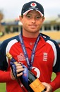 Ian Bell with his Man-of-the-Match medal and champagne, England v India, 3rd ODI, Edgbaston, August 27, 2007