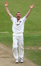 Chris Scholfield roars an appeal, Hampshire v Surrey, Southampton, September 1, 2007