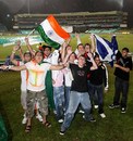 Supporters of India and Scotland seemed to enjoy each other's company, India v Scotland, Group D, ICC World Twenty20, Durban, September 13, 2007