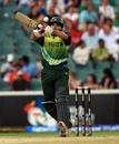 Misbah-ul-Haq pulls a short one on his way to an unbeaten 66, Australia v Pakistan, Group F, ICC World Twenty20, Johannesburg, September 18, 2007