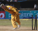Michael Clarke knocks off the bails to run out Irfan Pathan, India v Australia, 2nd ODI, Kochi, October 2, 2007