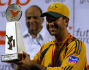 Ricky Ponting with the trophy, India v Australia, 7th ODI, Mumbai, October 17, 2007