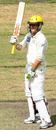 Brad Hogg celebrates his half-century, Victoria v Western Australia, Pura Cup, Melbourne, October 29, 2007