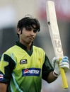 Salman Butt acknowledges the crowd after he was out on 129, India v Pakistan, 3rd ODI, Kanpur, November 11, 2007 
